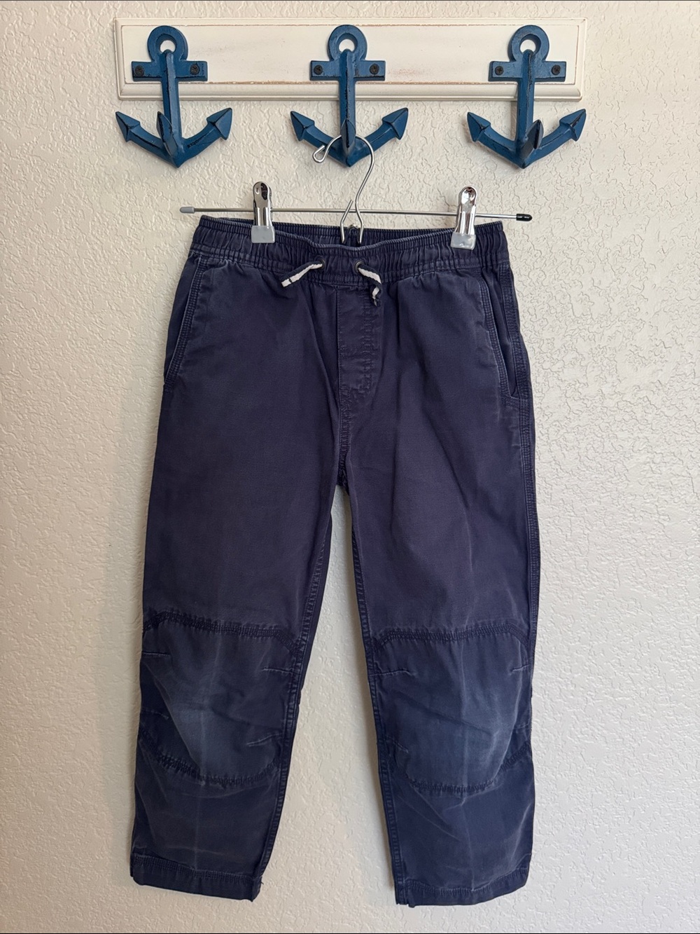 Double Knee Pants In Cotton Twill